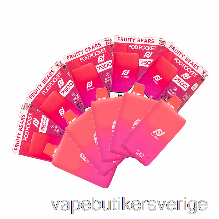 Vape Sverige [10-pack] Podficka 7500 Engångs
